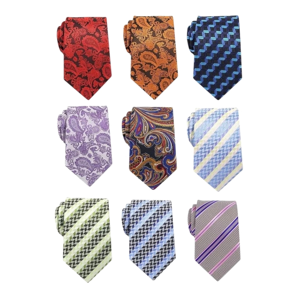 YanLen Men's Necktie Bundle - 9 - New -